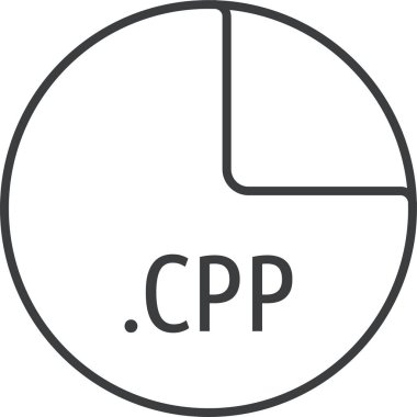 Dosya biçiminin vektör illüstrasyonu