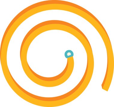 Tek izole edilmiş simge ögesinin vektör illüstrasyonu