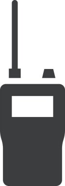 Radyo. Web simgesi basit illüstrasyon 