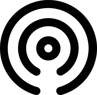 Hedef. Web simgesi basit illüstrasyon