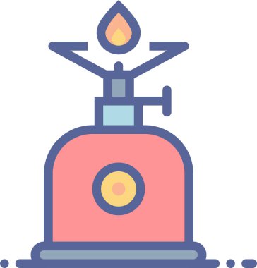 Yangın. Web simgesi basit illüstrasyon