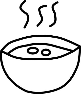 Çorba. Web simgesi vektör illüstrasyonu