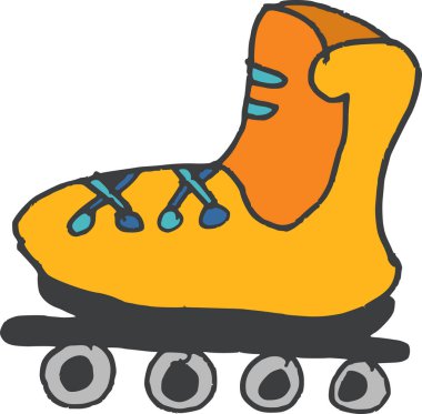 Bir bebek arabası çizimi