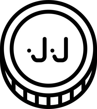 Bozuk para. Web simgesi basit illüstrasyon