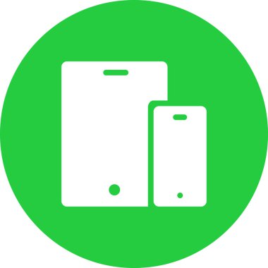 tablet web simgesi basit illüstrasyon