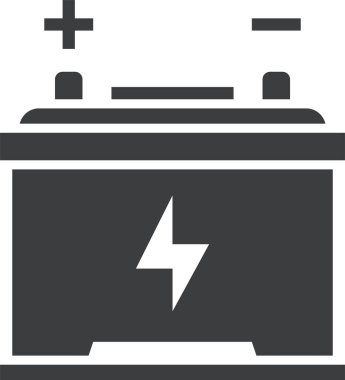 Pil. Web simgesi basit illüstrasyon