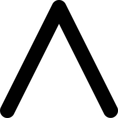 ok web simgesi, basit vektör illüstrasyonu 