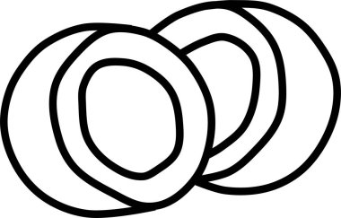 Çikolata. Web simgesi basit illüstrasyon