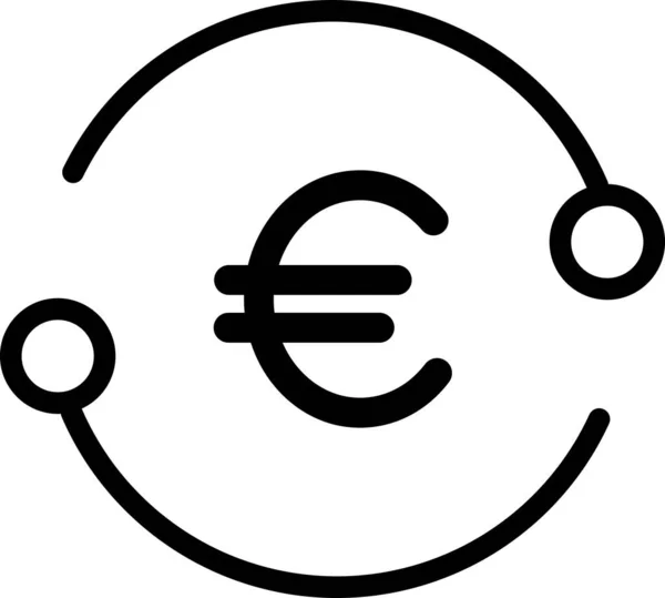 Иконка Обмена Валюты Простая Векторная Иллюстрация — стоковый вектор