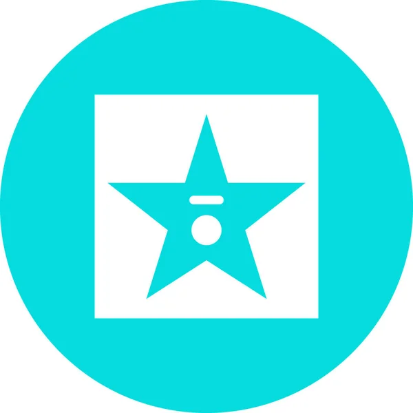 Star Web Icon Design Semplice — Vettoriale Stock