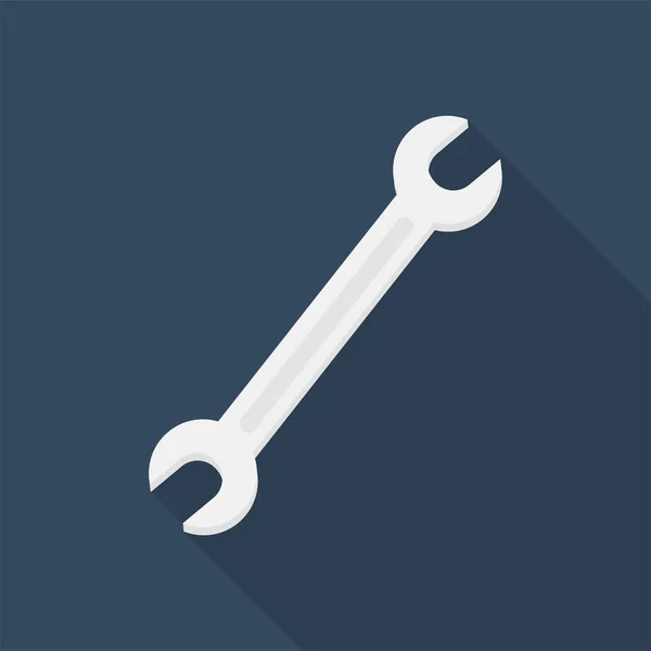 Schraubenschlüssel Symbol Vektorillustration — Stockvektor