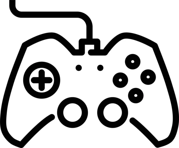 Consola Videojuegos Diseño Simple — Vector de stock