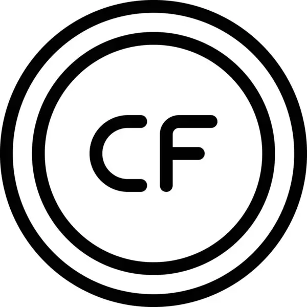 Φράγκο Αφηρημένο Πρότυπο Λογότυπου Διανύσματος — Διανυσματικό Αρχείο