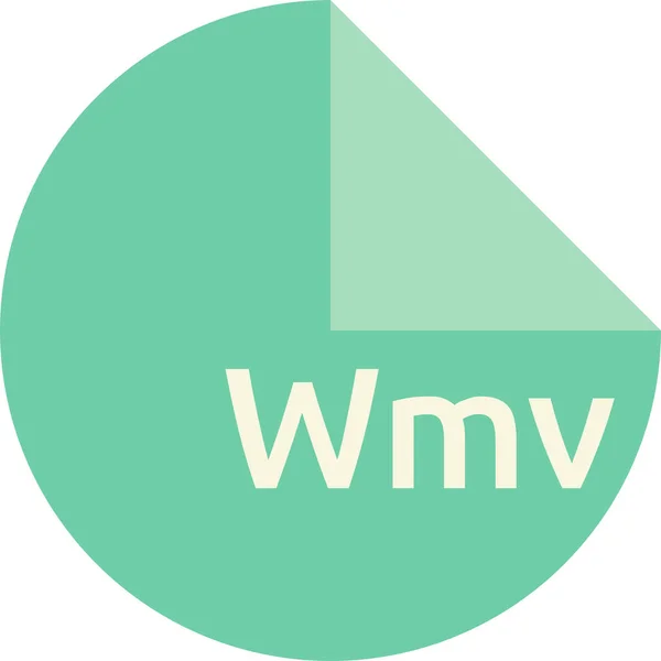 Wmvファイルのベクトル図 — ストックベクタ