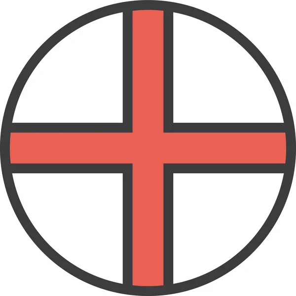 Bandeira Inglaterra Ilustração Vetorial —  Vetores de Stock