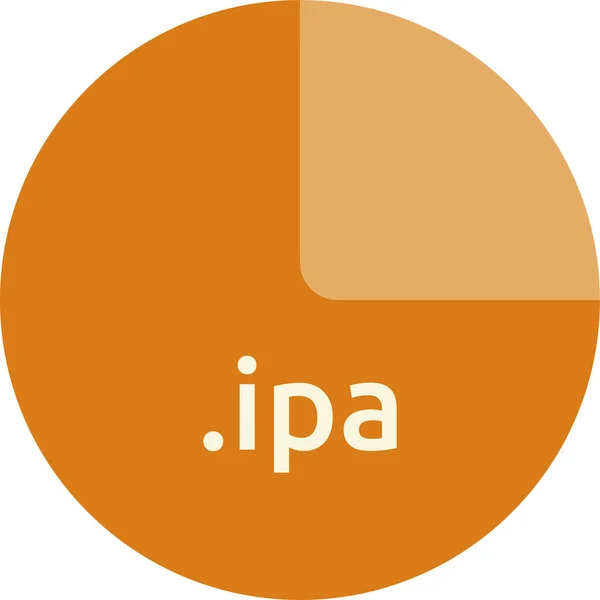 Ipa 포맷의 — 스톡 벡터