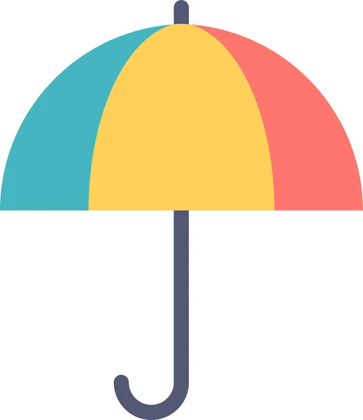 Parasol Ikona Web Prosta Ilustracja — Wektor stockowy