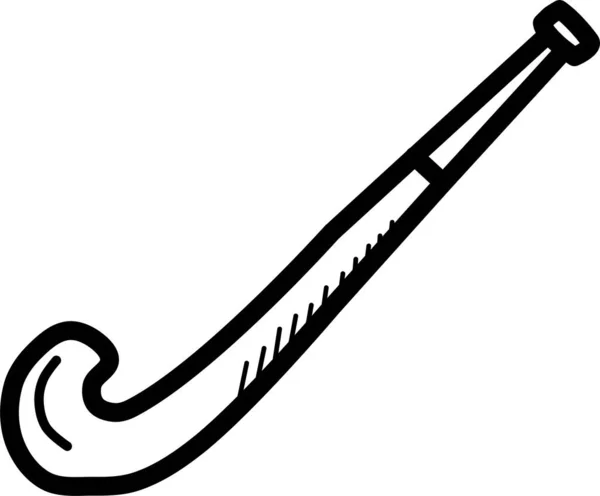 Hockey Stick Web Icon Διανυσματική Απεικόνιση — Διανυσματικό Αρχείο