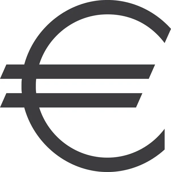Ilustracja Wektora Strony Internetowej Euro — Wektor stockowy