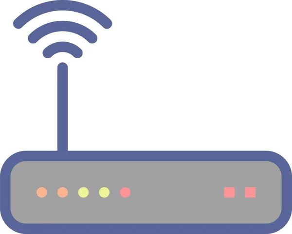 Иконка Wifi Web Простая Векторная Иллюстрация — стоковый вектор
