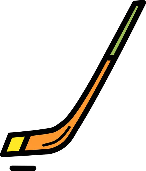 Icono Web Hockey Sobre Hielo Ilustración Vectorial Simple — Vector de stock