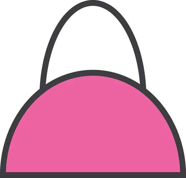 Einkaufstasche Web Icon Einfache Illustration — Stockvektor