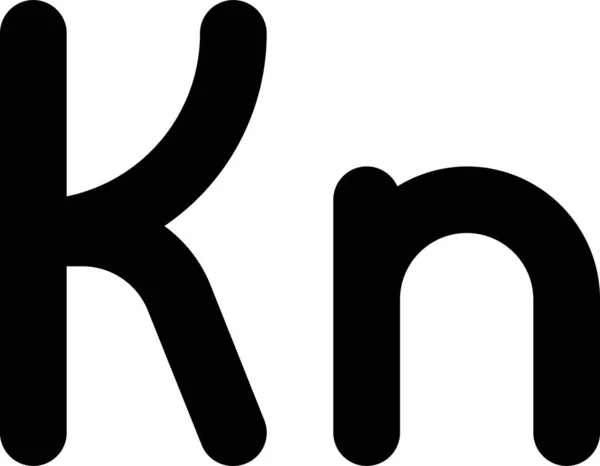 Kuna Web Simgesi Basit Vektör Illüstrasyonu — Stok Vektör