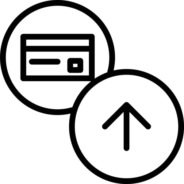 Λεφτά Web Εικονίδιο Απλή Απεικόνιση — Διανυσματικό Αρχείο