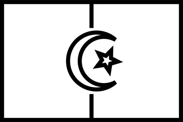Algeria Land Vlag Vector Illustratie — Stockvector