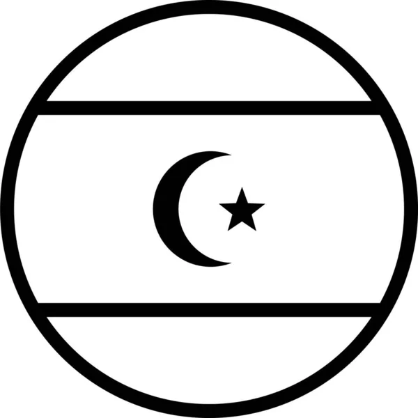 Прапор Країни Libya Vector Illustration — стоковий вектор