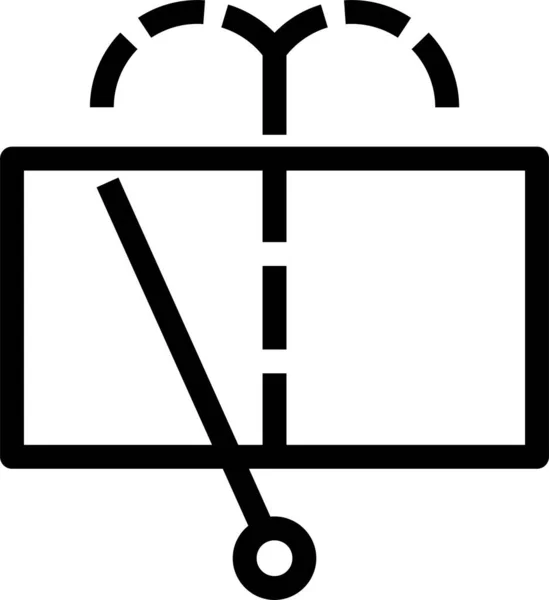 Nákupní Košík Jednoduchá Ilustrace — Stockový vektor