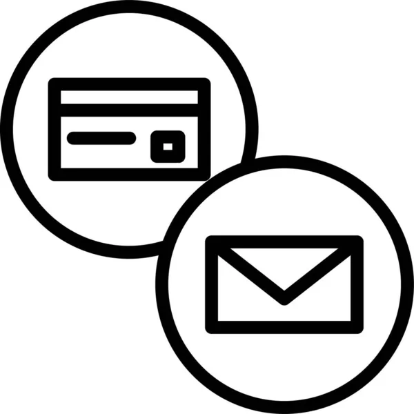 Message Mail Icône Vectorielle Isolée Qui Peut Facilement Modifier Modifier — Image vectorielle