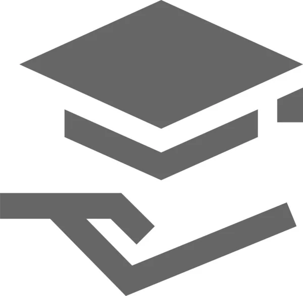 Diploma Web Icon Design Semplice — Vettoriale Stock