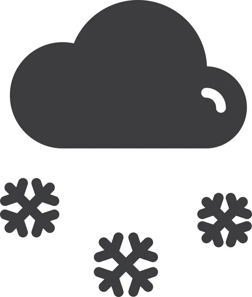 Cloud Web Icon Simple Illustration — Stock Vector