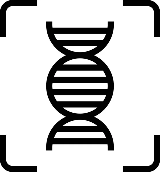 Dna Icon Vector Illustration — Stock Vector