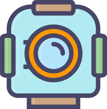 Kask ağ simgesi, vektör illüstrasyonu 