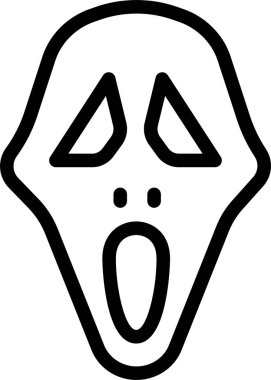 Yüz. Web simgesi basit illüstrasyon