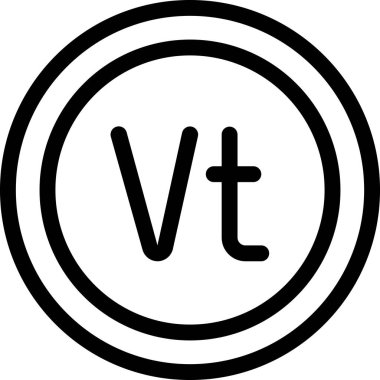 Bir simge sembolünün vektör illüstrasyonu