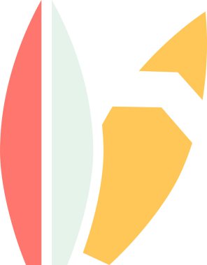 Sörf web simgesi basit illüstrasyon