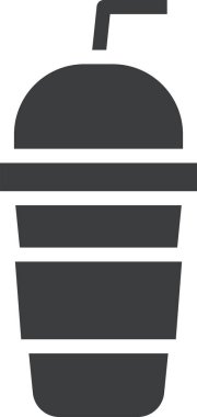 Kahve. Web simgesi basit illüstrasyon 