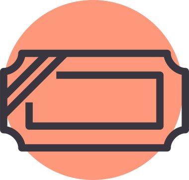 Kupon. Web simgesi basit tasarım