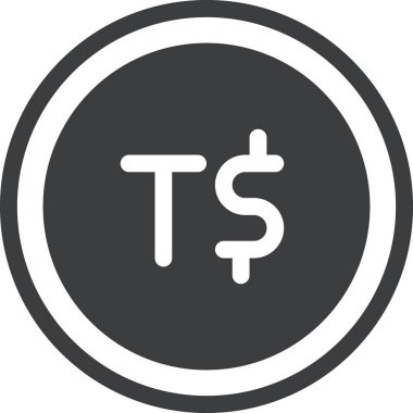 Dolar. Web simgesi basit tasarım