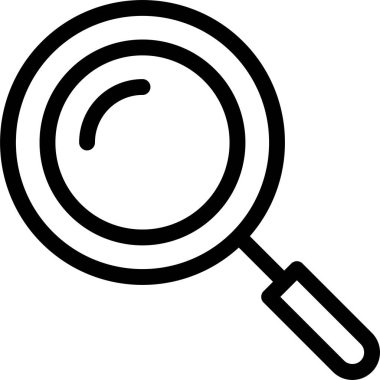 Yakınlaştır. Web simgesi basit illüstrasyon