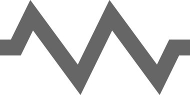 m harfli logo simgesi vektör illüstrasyon tasarımı