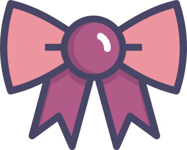 Kurdele. Web simgesi vektör illüstrasyonu