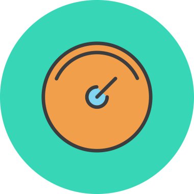 Gösterge paneli web simgesi basit illüstrasyon