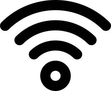 wifi web simgesi, basit vektör illüstrasyonu