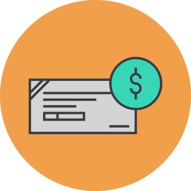 Dolar. Web simgesi basit tasarım