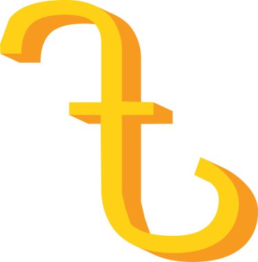 Altın işaretinin vektör çizimi