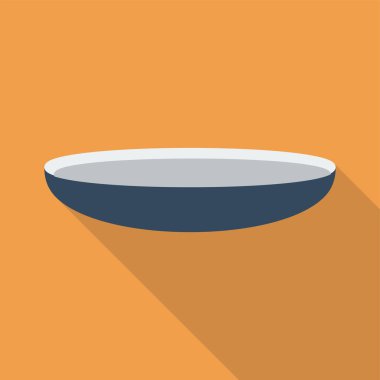 Mutfak gereçleri simgesi. Ağ için çorba kepçesi vektör simgelerinin düz çizimi